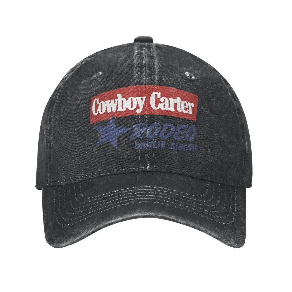 Beyonce Cowboy Carter Rodeo Distressed Baseball Cap