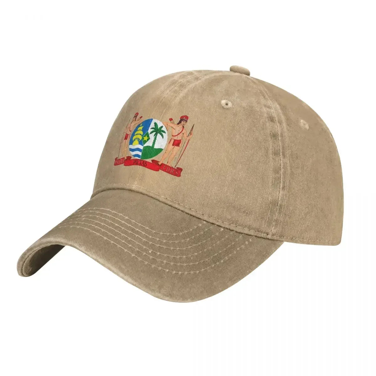 Coat Of Arms Suriname Print Baseball Cap