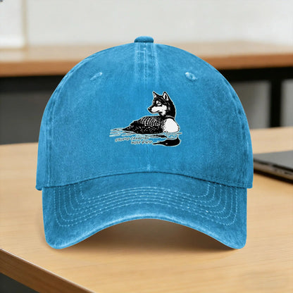 Summer Printed Sun Visor Washed Trucker Cap