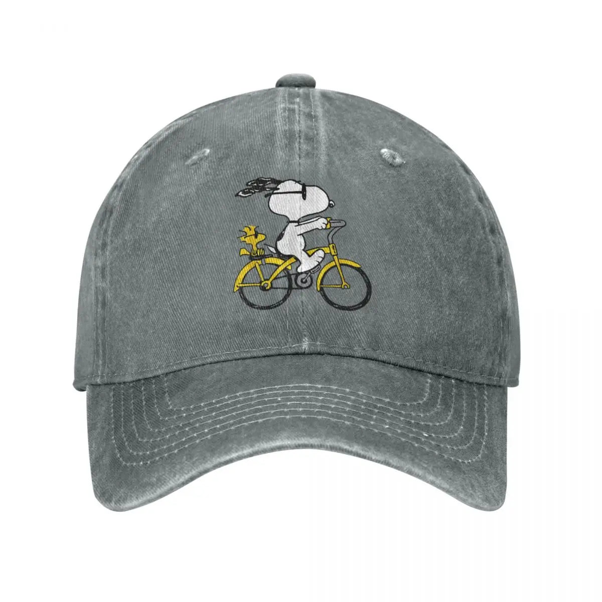 Vintage Snoopy Woodstock Riding Baseball Cap