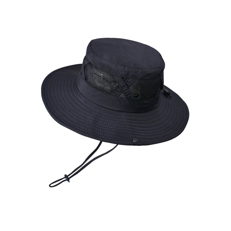 Breathable Nylon Big Eaves Bucket Hat