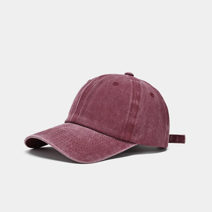 Retro Distressed Versatile Water Washed Baseball Cap