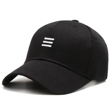 Simple Three Bars Trendy Baseball Cap