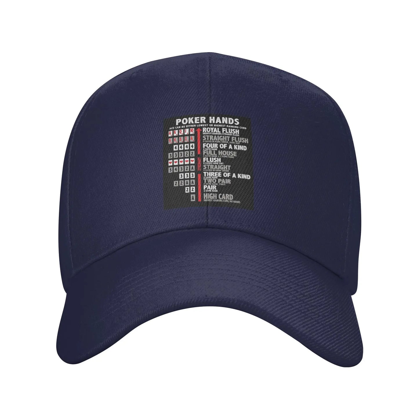 Poker Hands Streetwear Baseball Cap