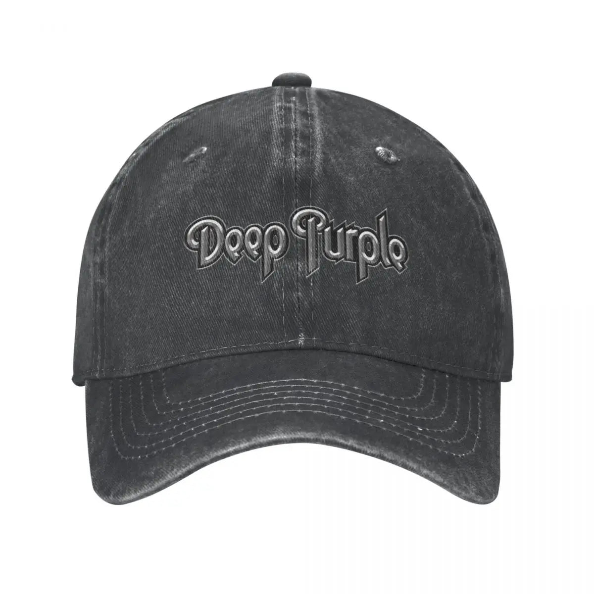 Deep Purple Smoke On The Water Denim Baseball Cap