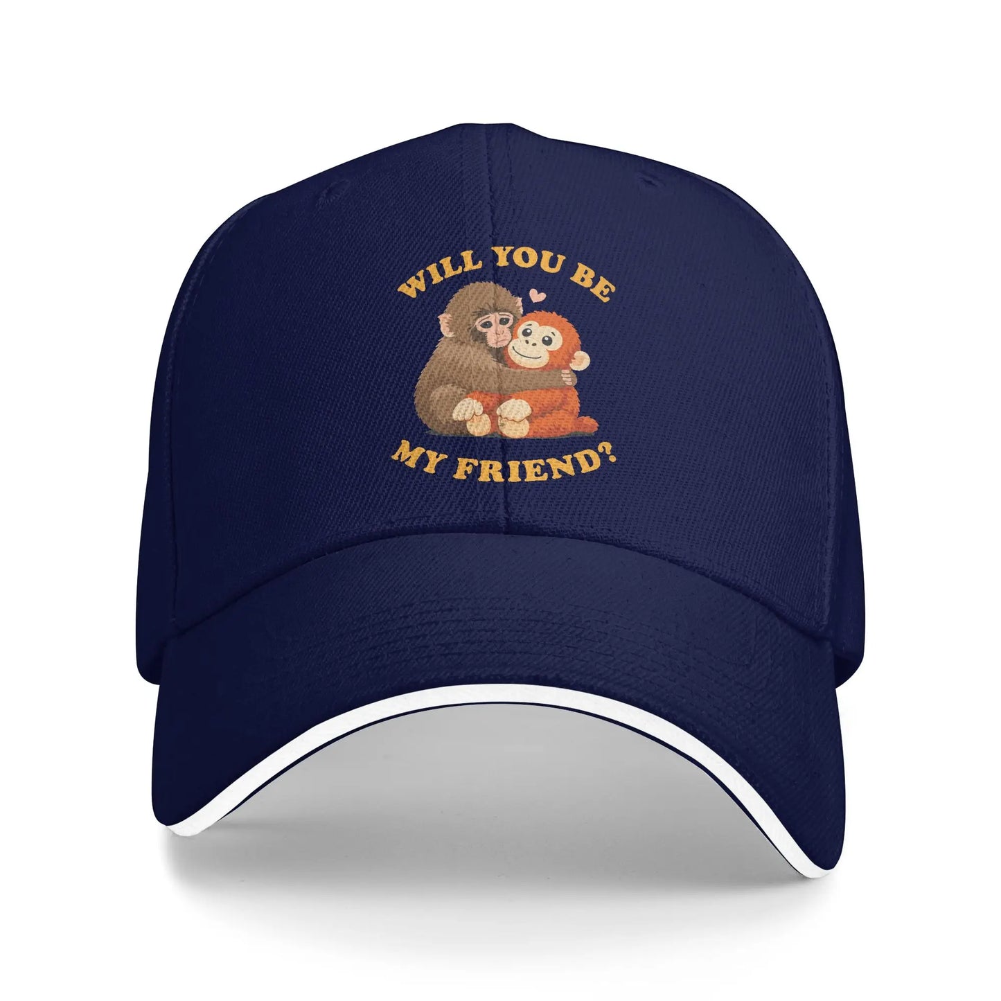 Baby Monkey Punch Friend Kpop Streetwear Baseball Cap