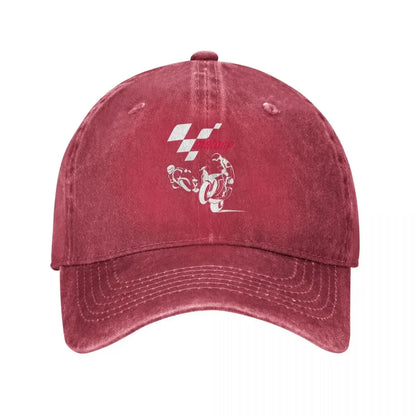 Moto GP Super Bikes Vintage Racing Baseball Cap