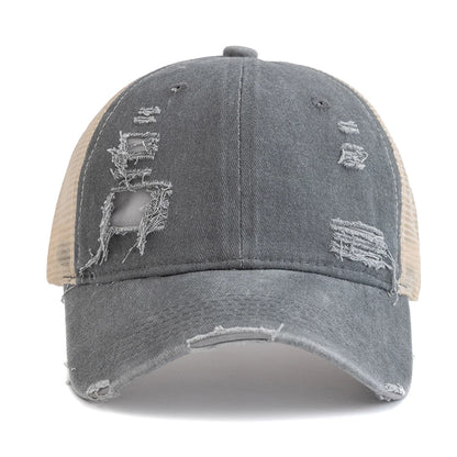 Unisex Washed Cotton Trucker Cap