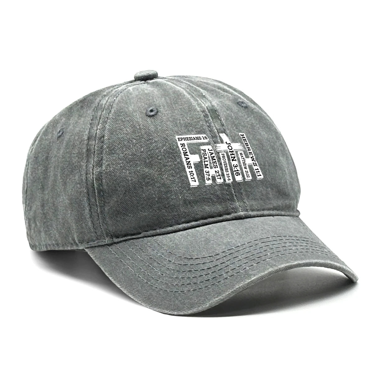 Faith Printed Adjustable Snapback Retro Baseball Cap