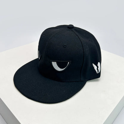 Arrow Eye Letter Embroidery Snapback Cap