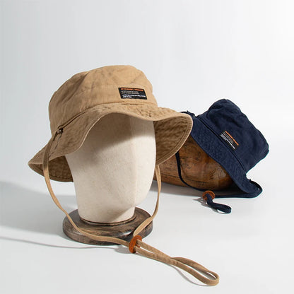 Adult Outdoor Washed Cotton Reversible Bucket Hat
