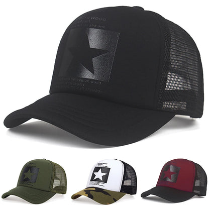 Pentagram Mesh Street Dance Baseball Cap