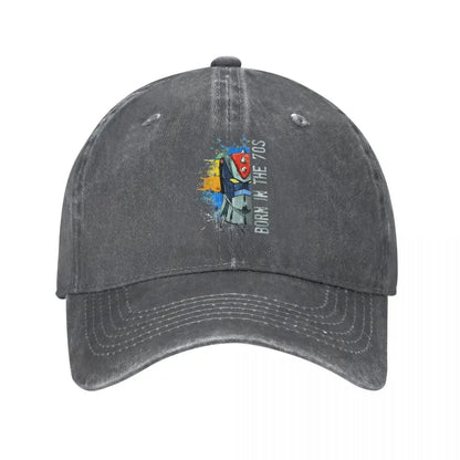 Hip Hop Goldrake Anime Washed Baseball Cap