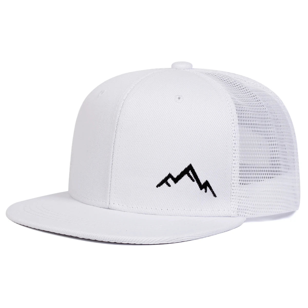 Unisex Mountain Embroidery Hip-hop Net Hats