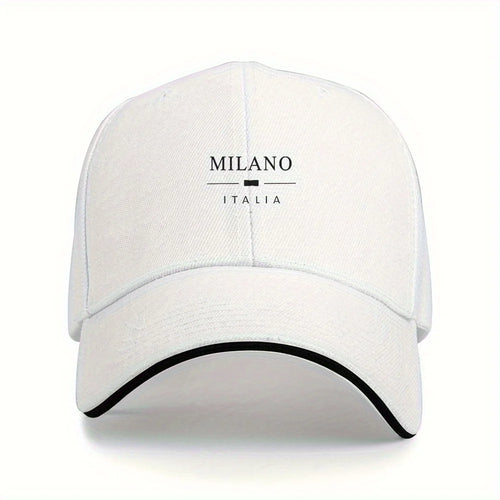 Milano Italia Minimalist Polyester Baseball Cap