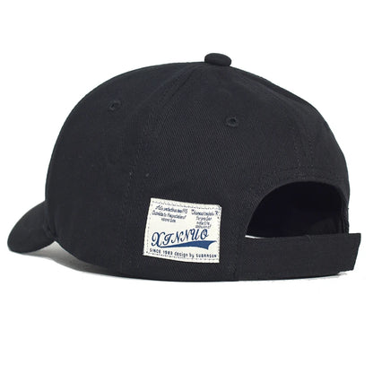 Short Brim Vintage Cotton Baseball Cap