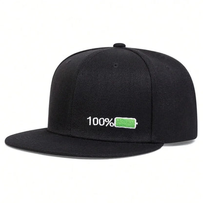 Unisex Battery Embroidery Hip-hop Hats