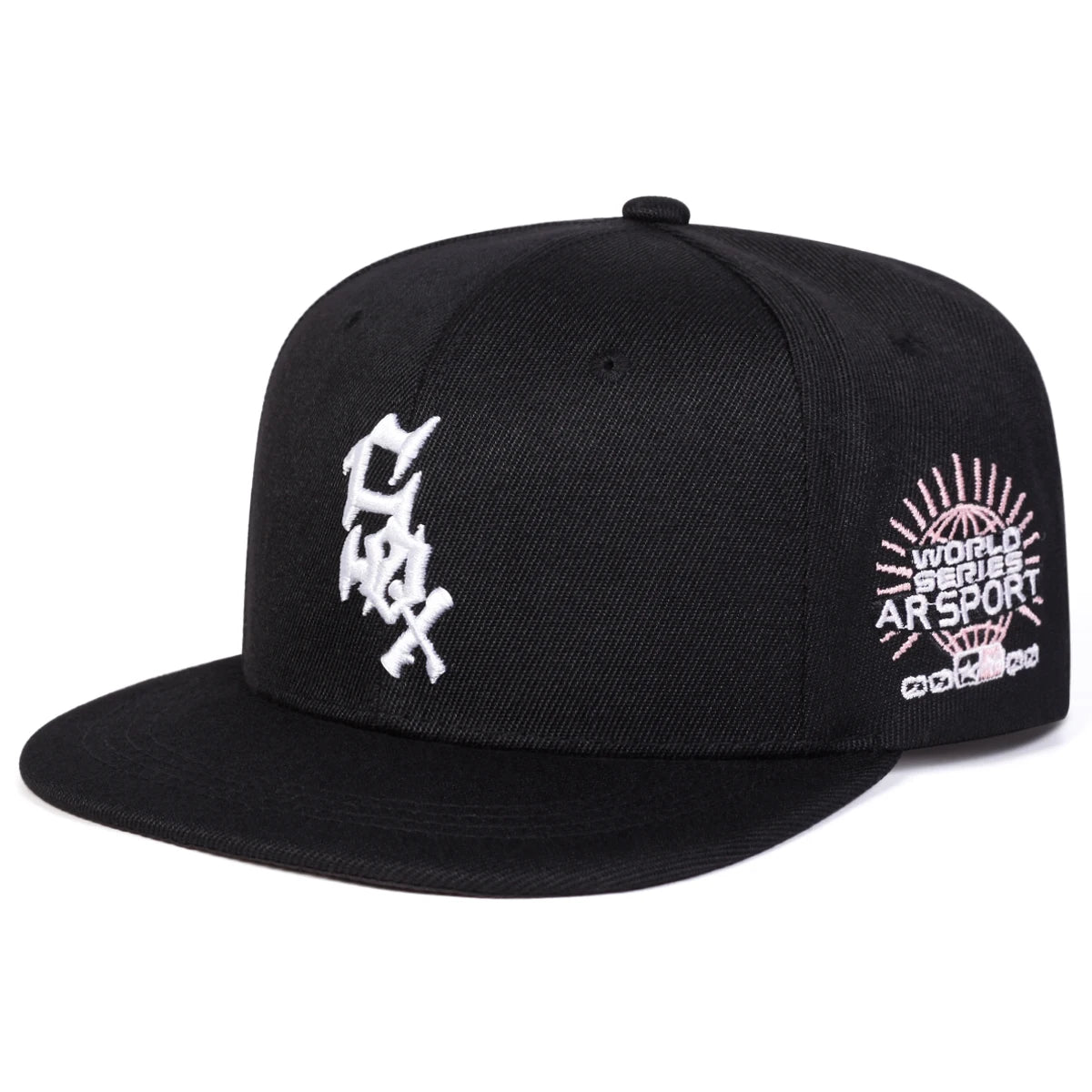 SOX Letter Embroidery Outdoor Snapback Cap
