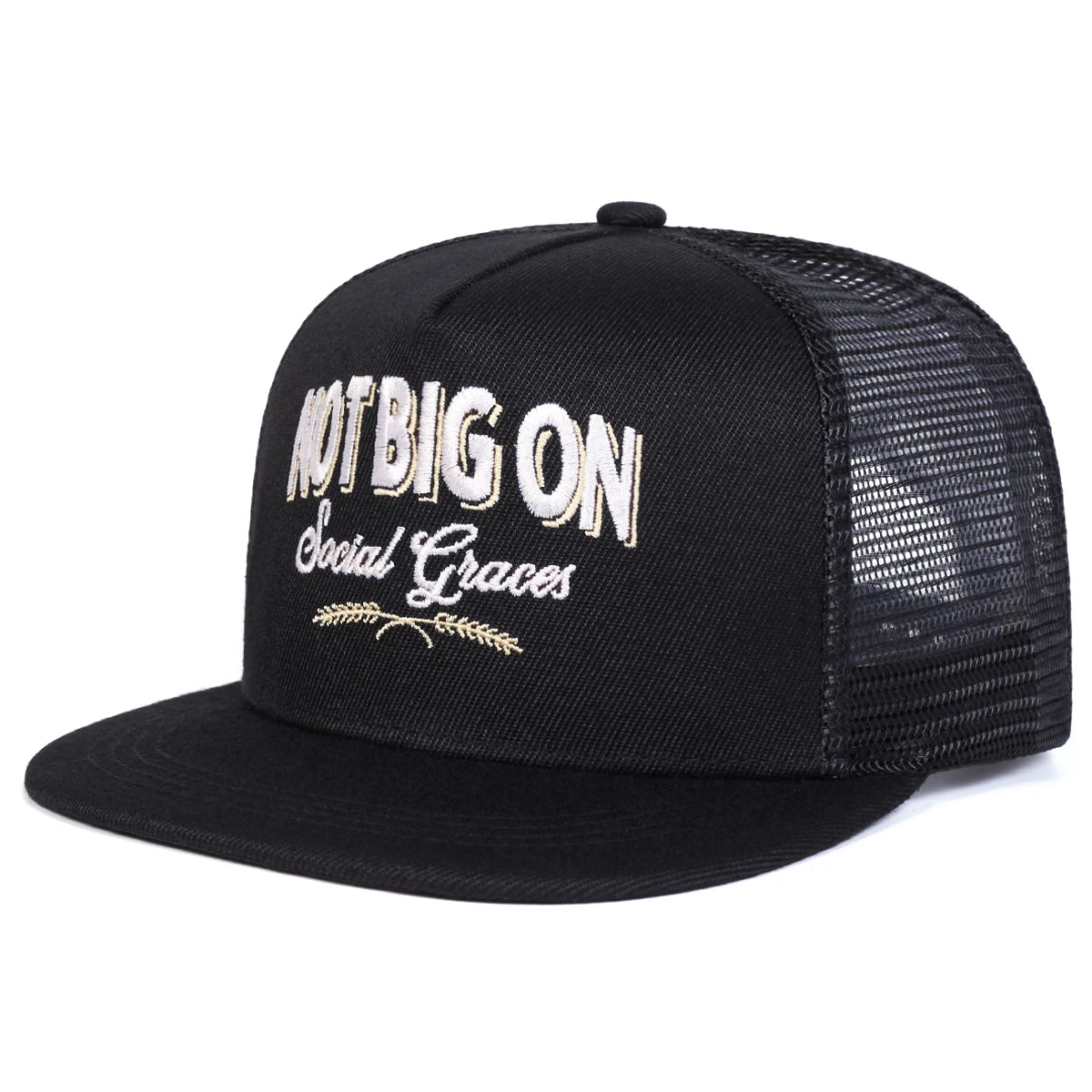 Unisex NOT BIG ON Embroidered Baseball Cap