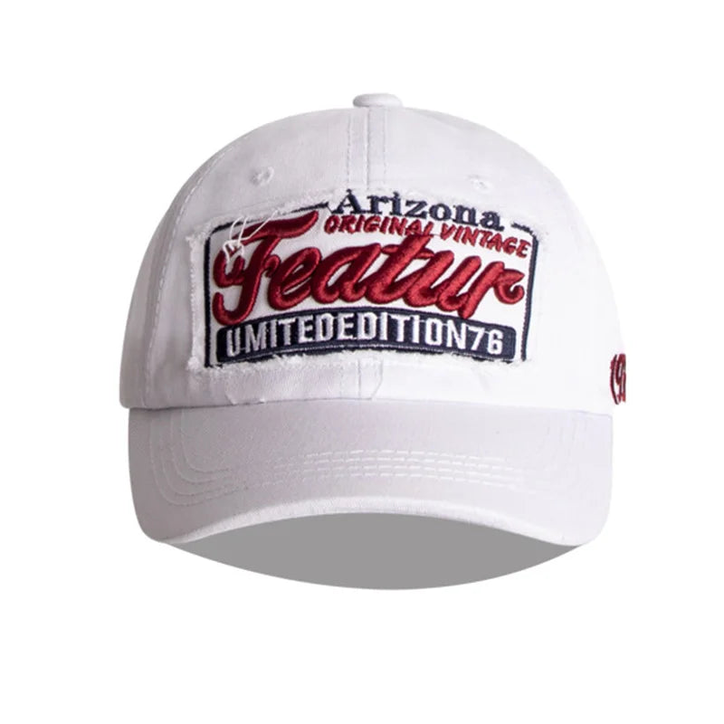 Pink Letter Embroidery Duckbill Baseball Cap