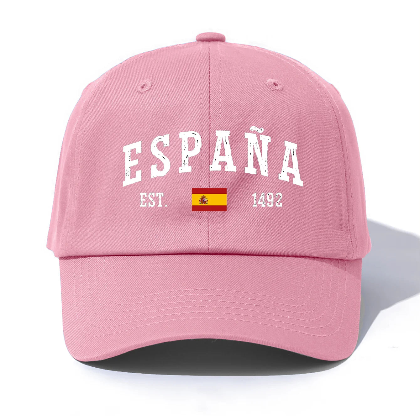 Espana Print Washed Retro Baseball Cap