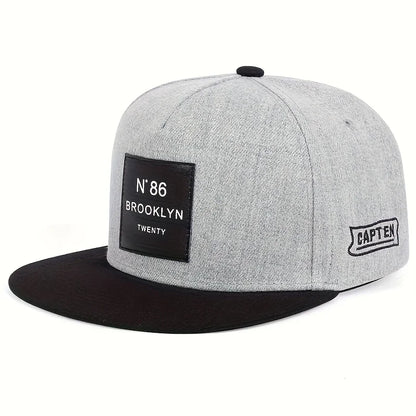 Letter Embroidered Hip Hop Baseball Cap