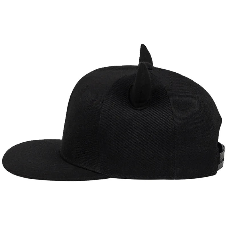 Horns Snapback Hip Hop Cap