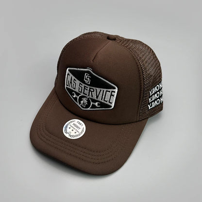 GAS Letter Embroidery Baseball Hats