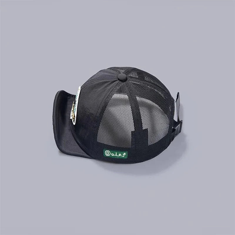 Big Size Mesh Short Visor Baseball Cap
