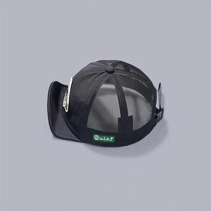 Big Size Mesh Short Visor Baseball Cap