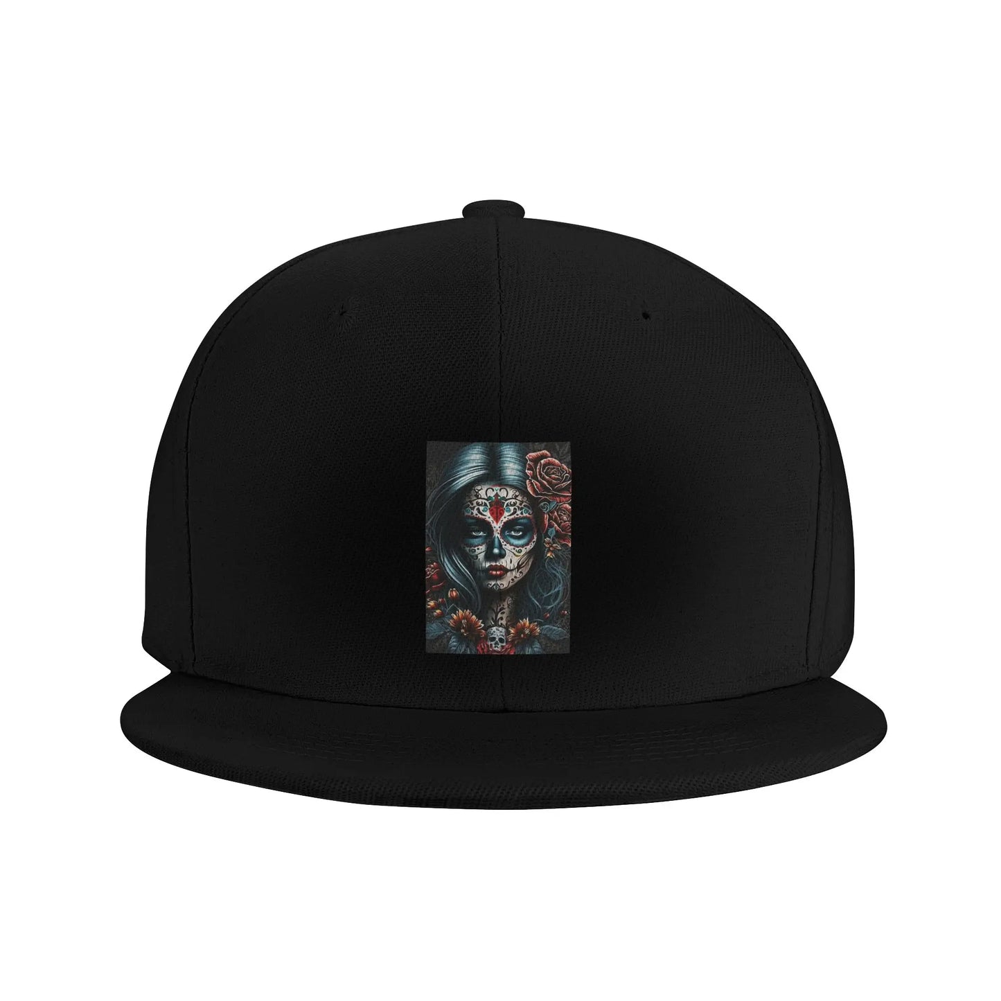 Mexico Skull Woman Vintage Dia De Los Muertos Snapback Cap