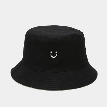 Unisex Double-Sided Smile Face Fisherman Hat