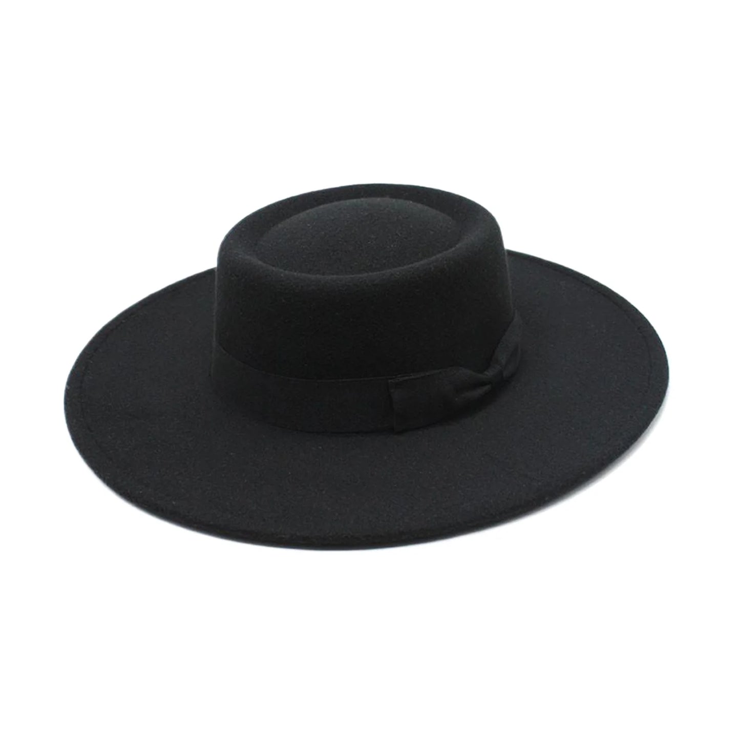French Bow Tie Wool Felt Bucket Hat