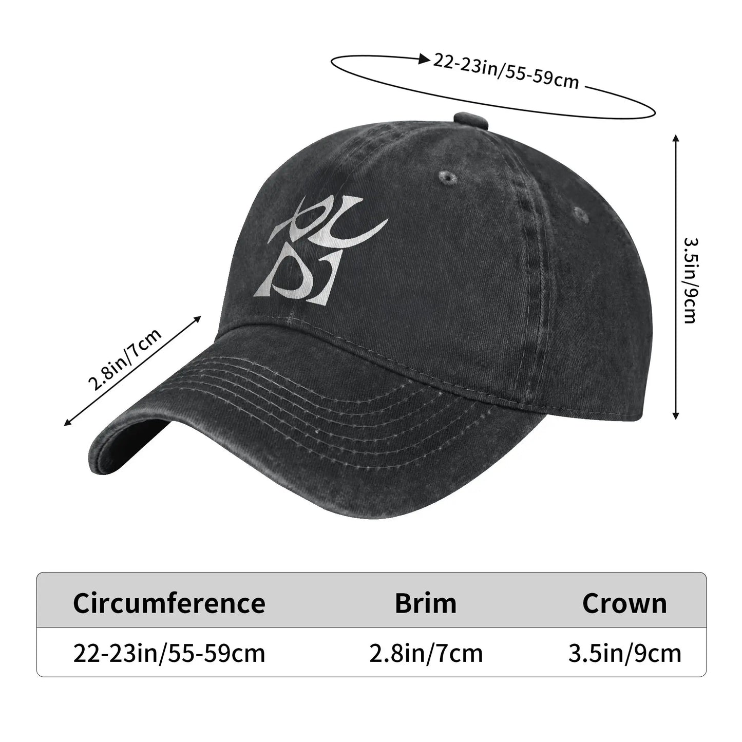 Alpha Drive Freak Alarm Vintage Denim Baseball Cap