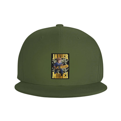 Javier Milei Currency Political Statement Snapback Cap