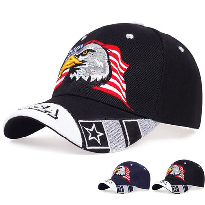 Unisex USA Eagle Embroidery Baseball Caps