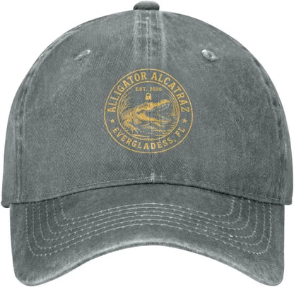 Alligator Alcatraz Low Profile Washed Baseball Cap