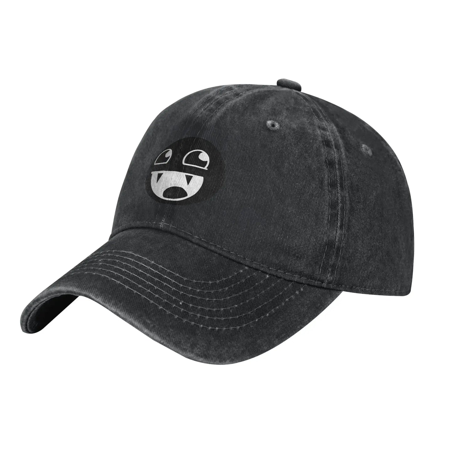 Domo Kun Distressed Washed Meme Baseball Cap