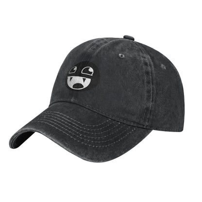 Domo Kun Distressed Washed Meme Baseball Cap