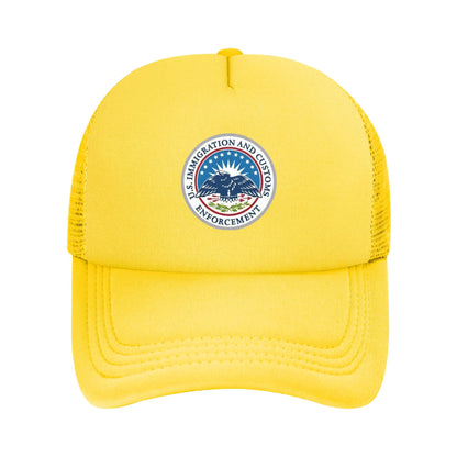 Immigration Customs Enforcement ICE Mesh Baseball Cap