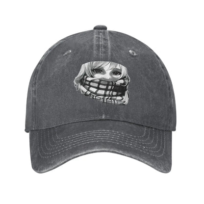 Funny Trollface Meme Washed Baseball Cap