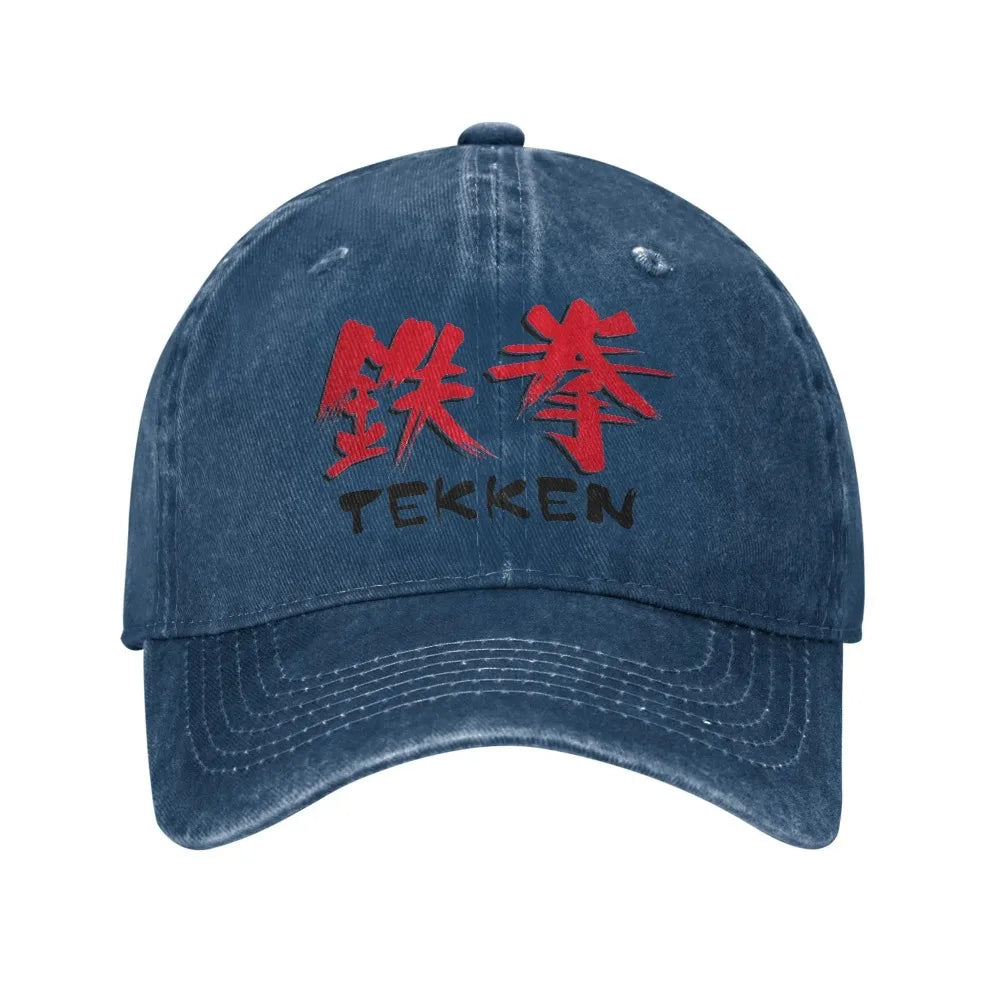 Tekken Y2K Retro Washed Baseball Cap