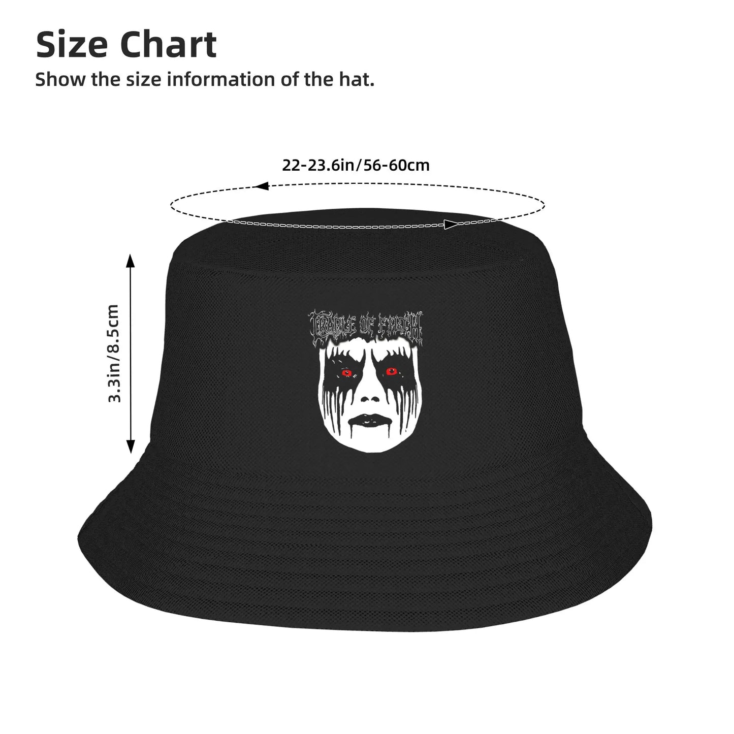 Cradle Of Filth Danny Filth Foldable Bucket Hat