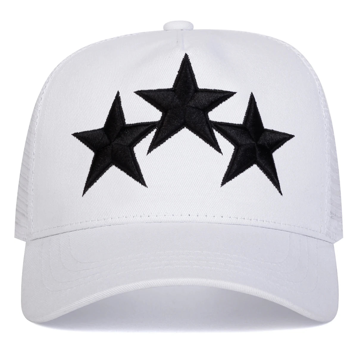 Unisex Pentagram Embroidery Baseball Net Caps