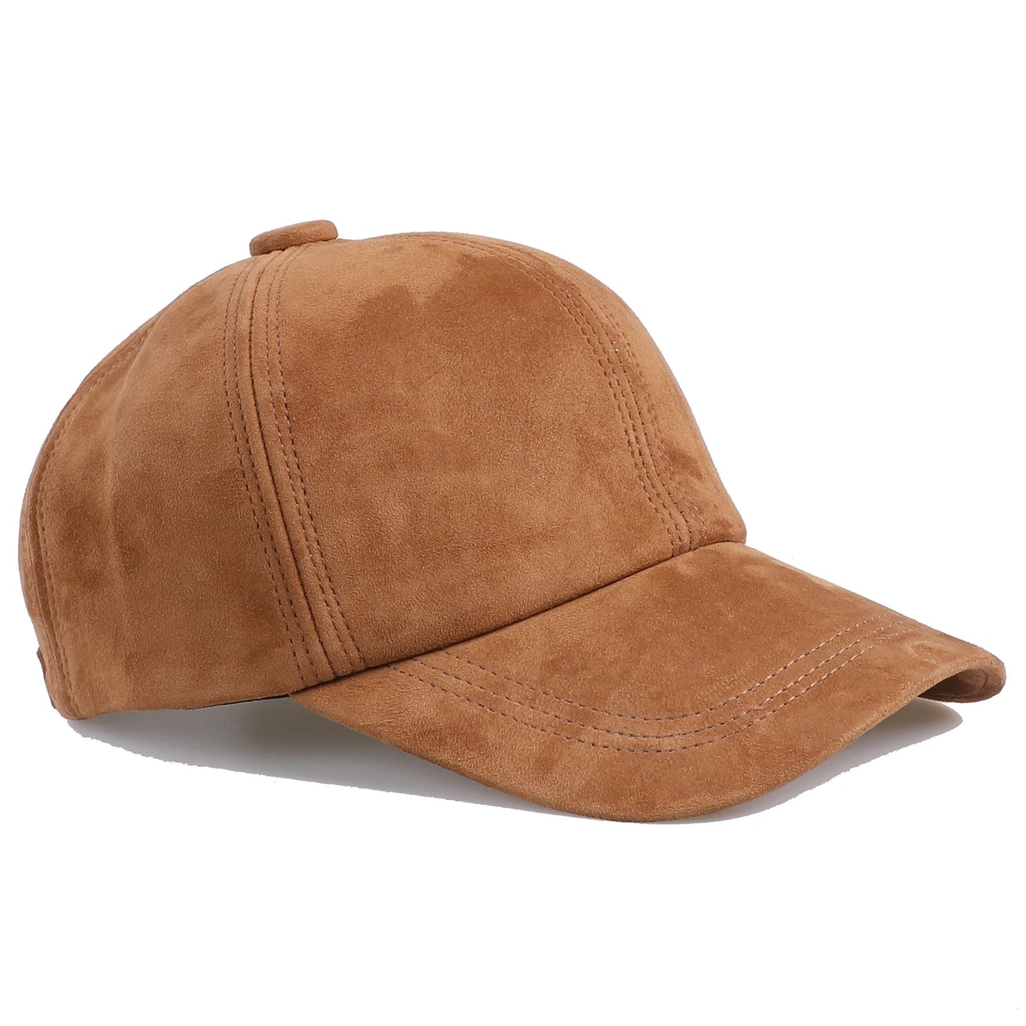Genuine Suede Leather Adjustable Baseball Cap