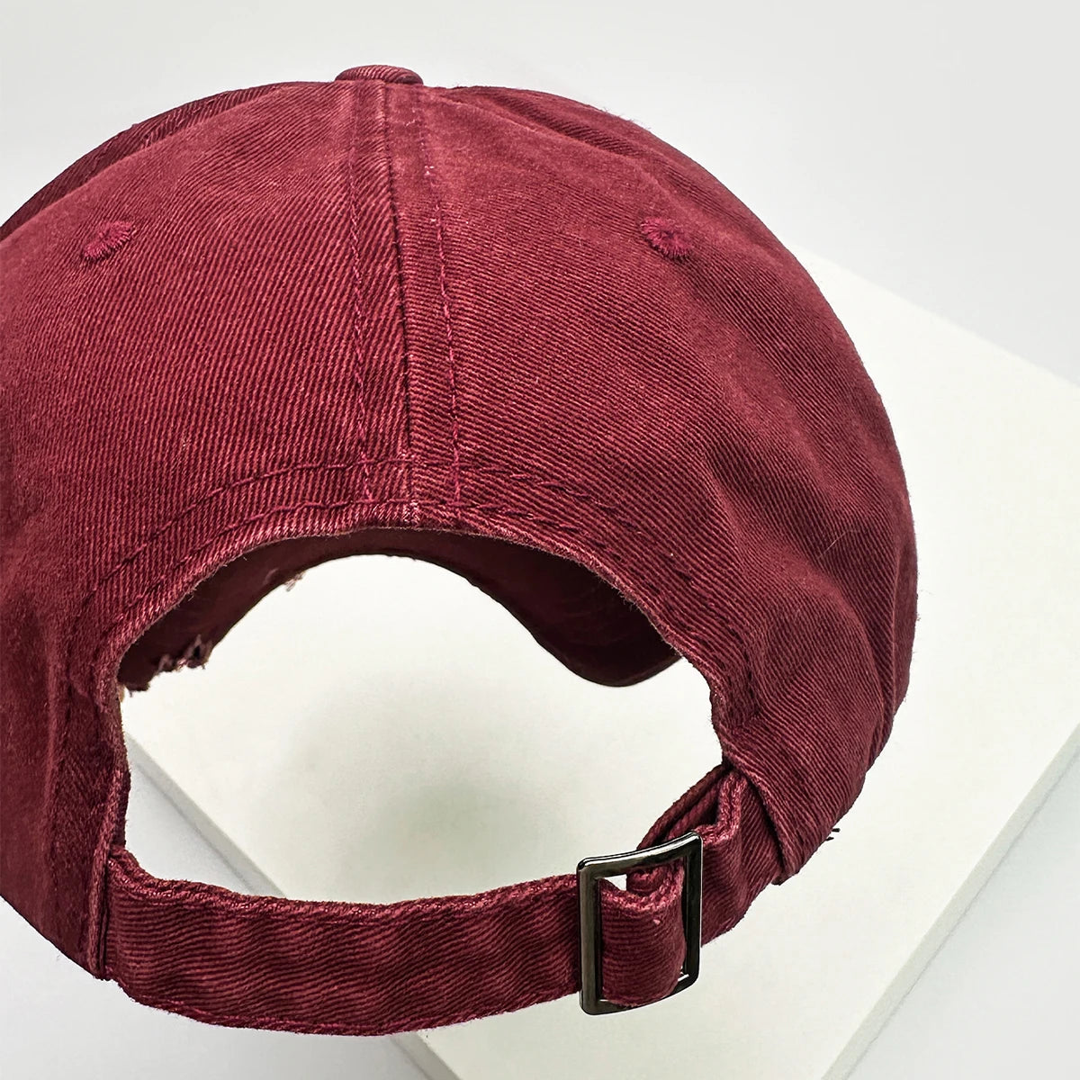 Unisex Notch Solid Baseball Cap