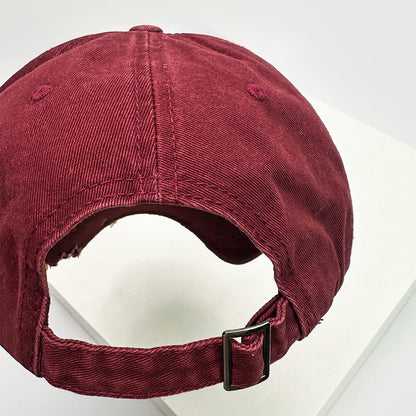 Unisex Notch Solid Baseball Cap