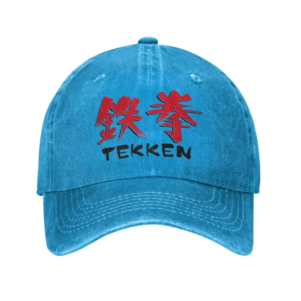 Tekken Y2K Retro Washed Baseball Cap