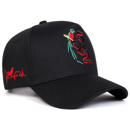 Unisex 502 Little Bird Embroidery Casual Baseball Cap