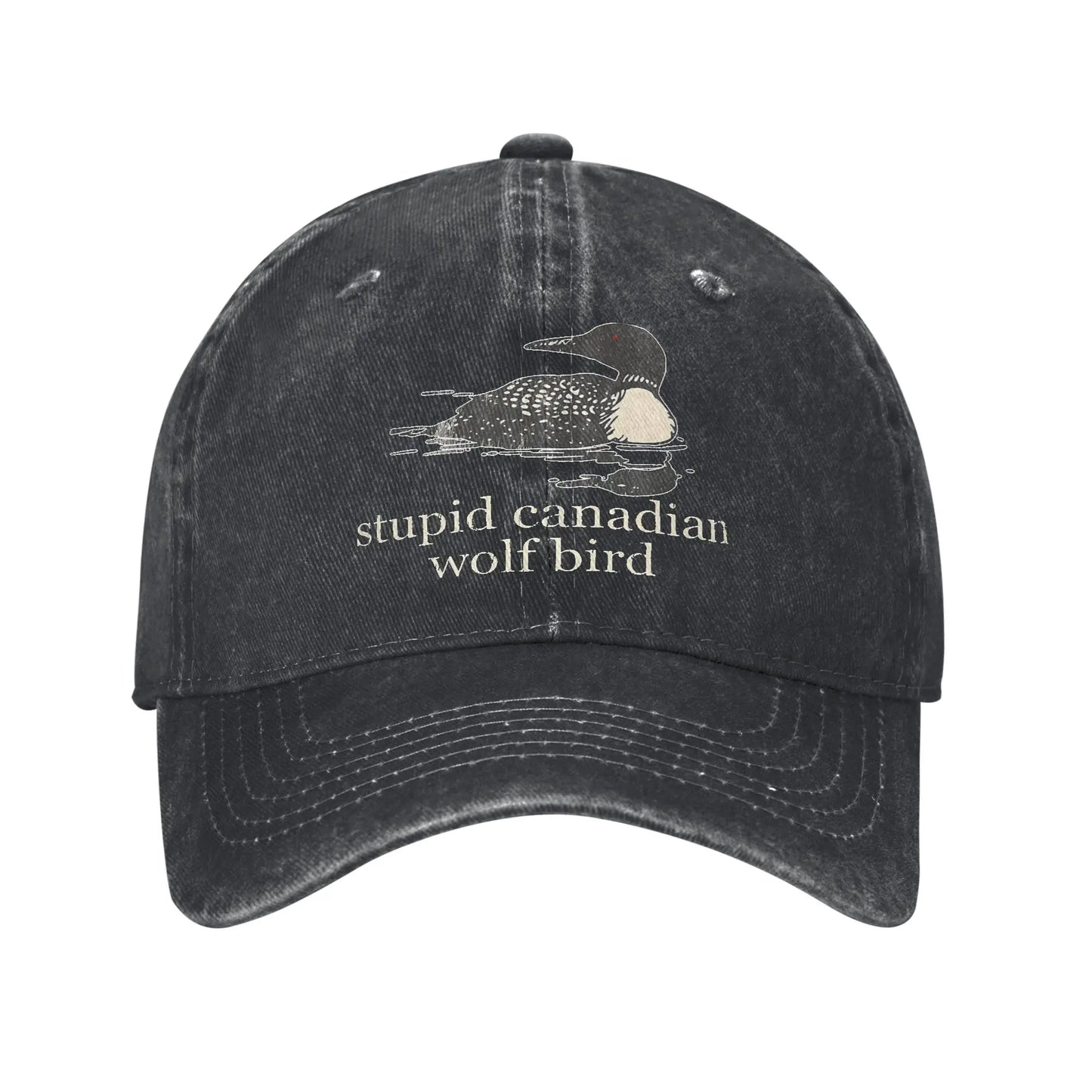 Funny Loon Humor Washed Cotton Baseball Cap